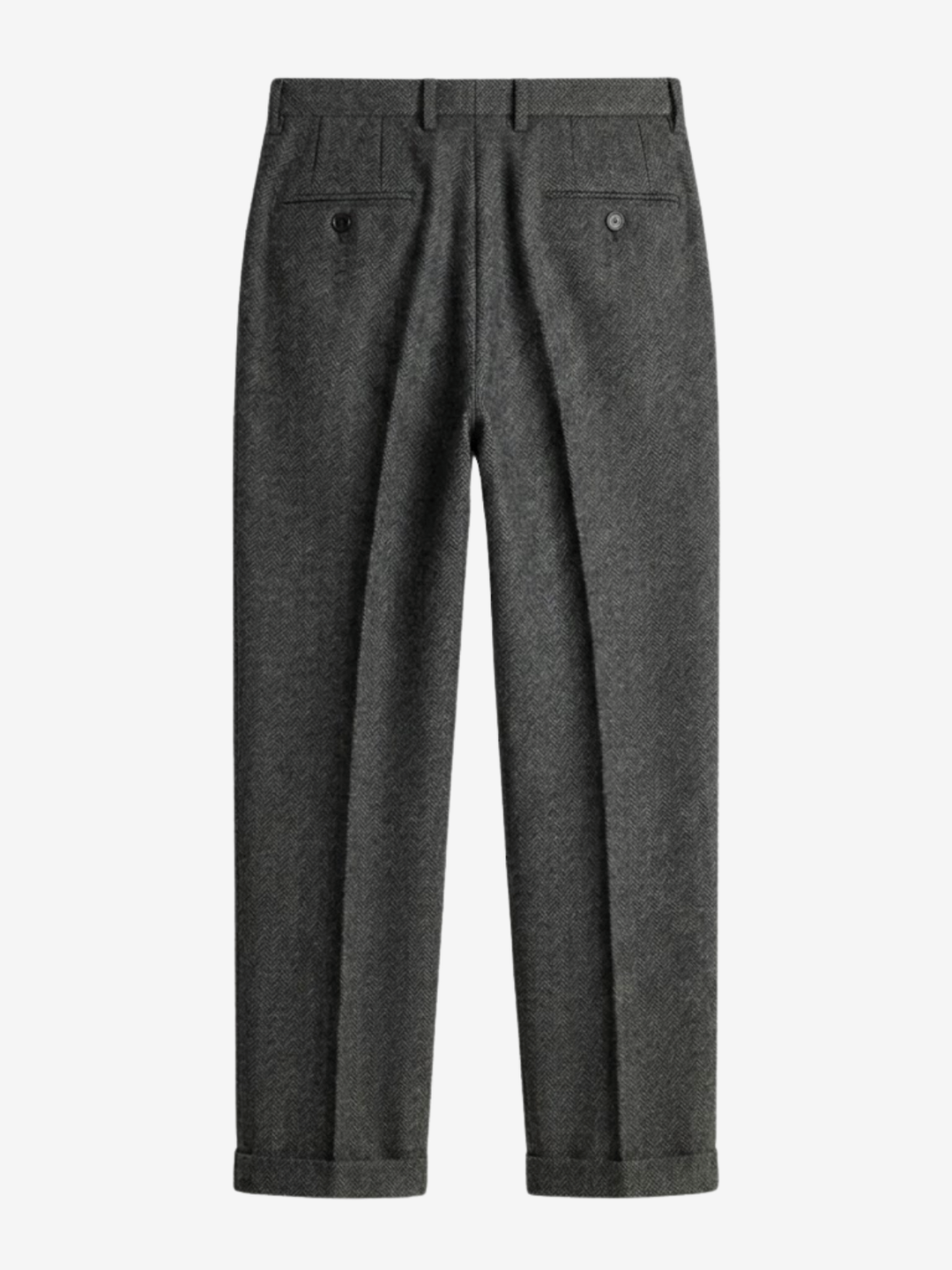 Pleated Wool Trousers