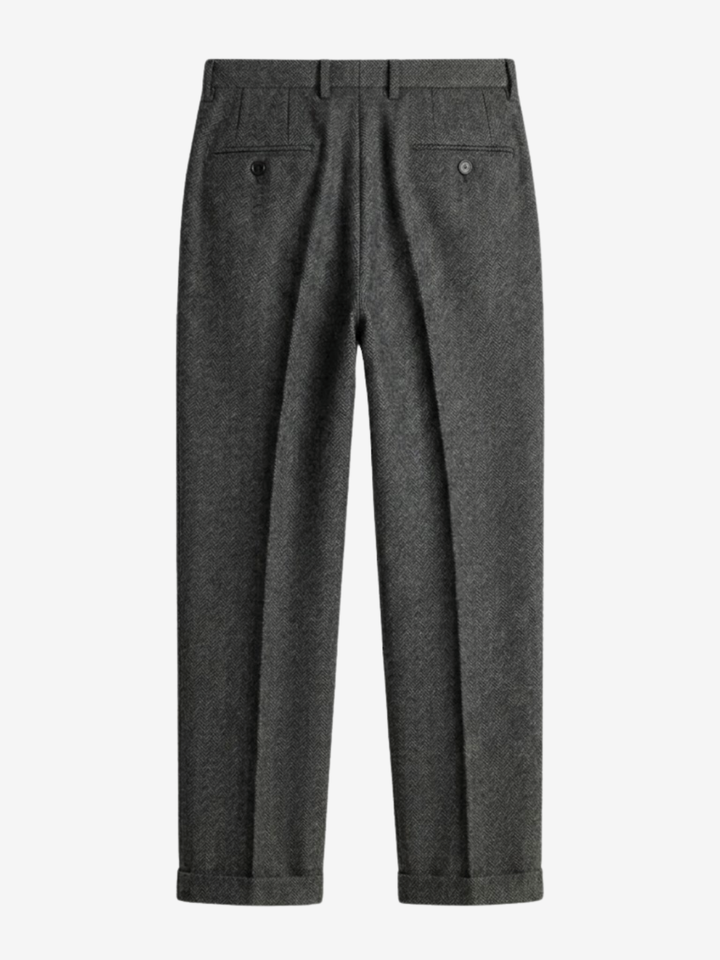 Pleated Wool Trousers