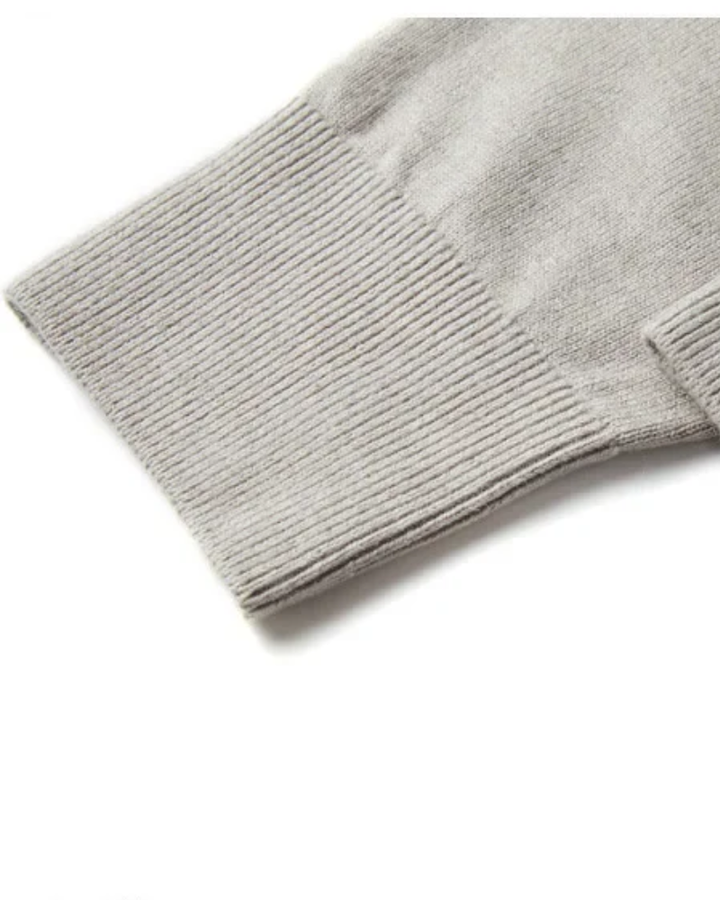 100% Wool Long Sleeve Polo Shirt