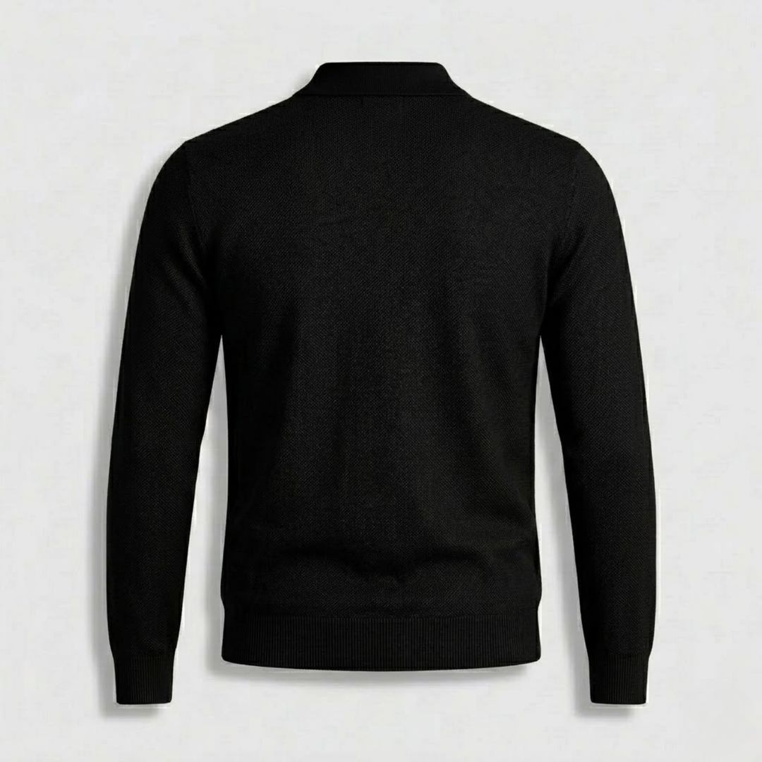 Federico Textured Knit Polo Shirt