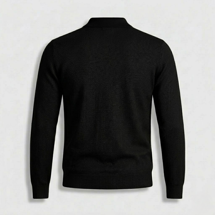 Federico Textured Knit Polo Shirt