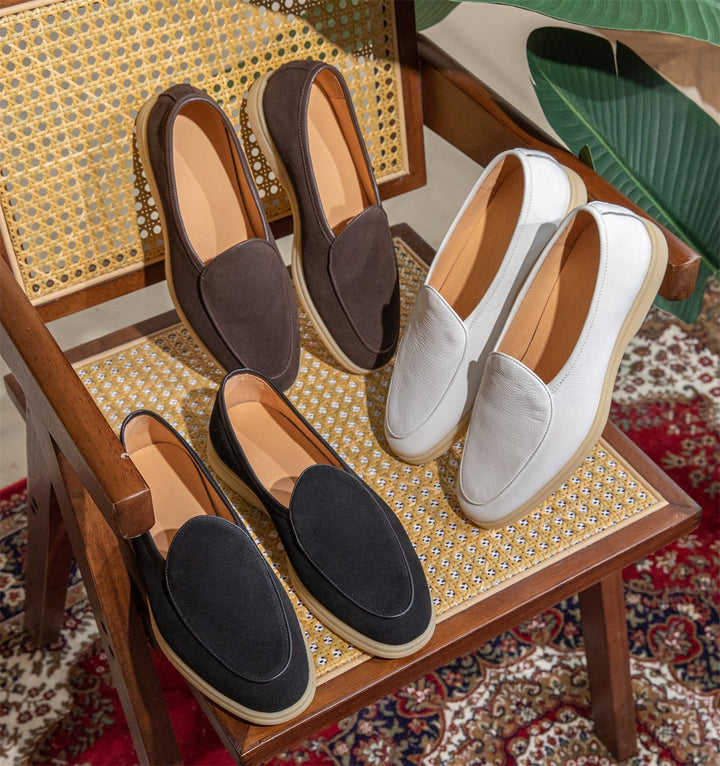 LORENZIO Premium Suede Slip-On Loafers