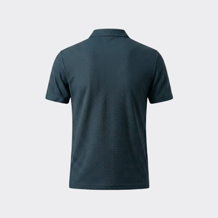 Marc Textured Knit Polo Shirt