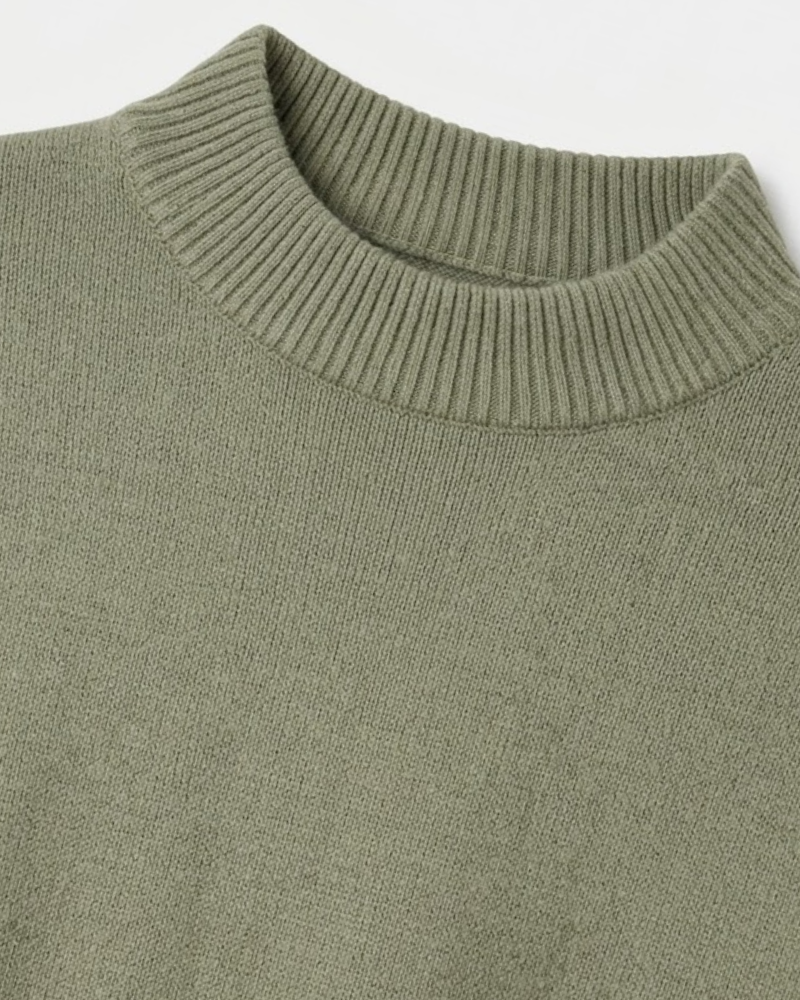 Harvey Premium Merino Mock Neck Sweater