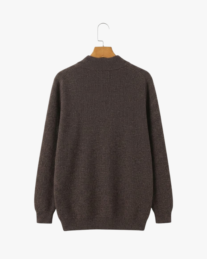 Bennett Premium Merino Wool Full-Zip Sweater