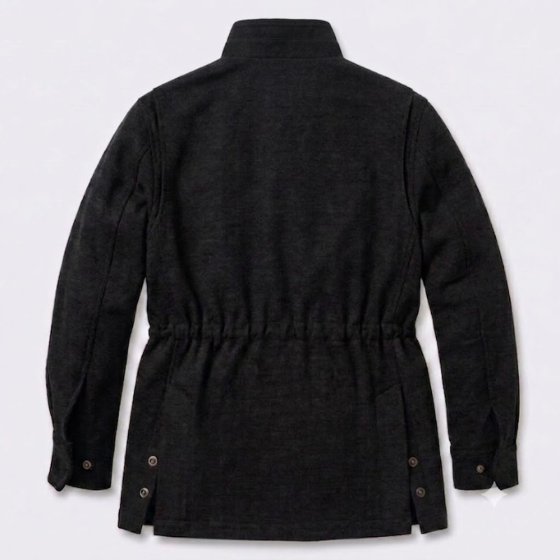 Stylish Suede Denim Jacket
