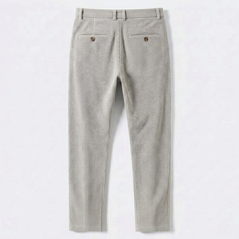 Pleated Corduroy Trousers