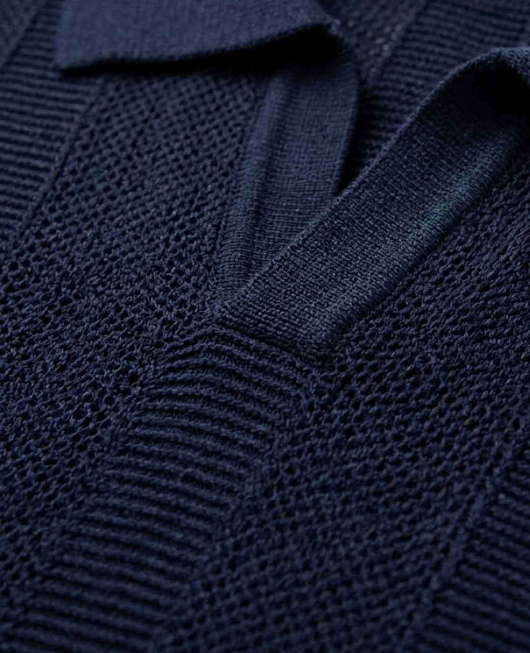 Breathable Stretch Mesh Polo Shirt