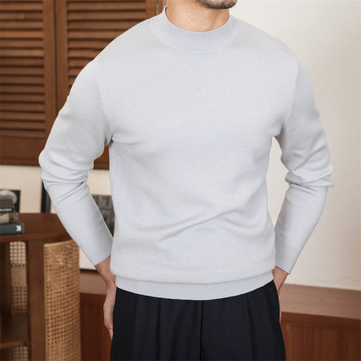 Axel Premium Knit Mock Neck Sweater