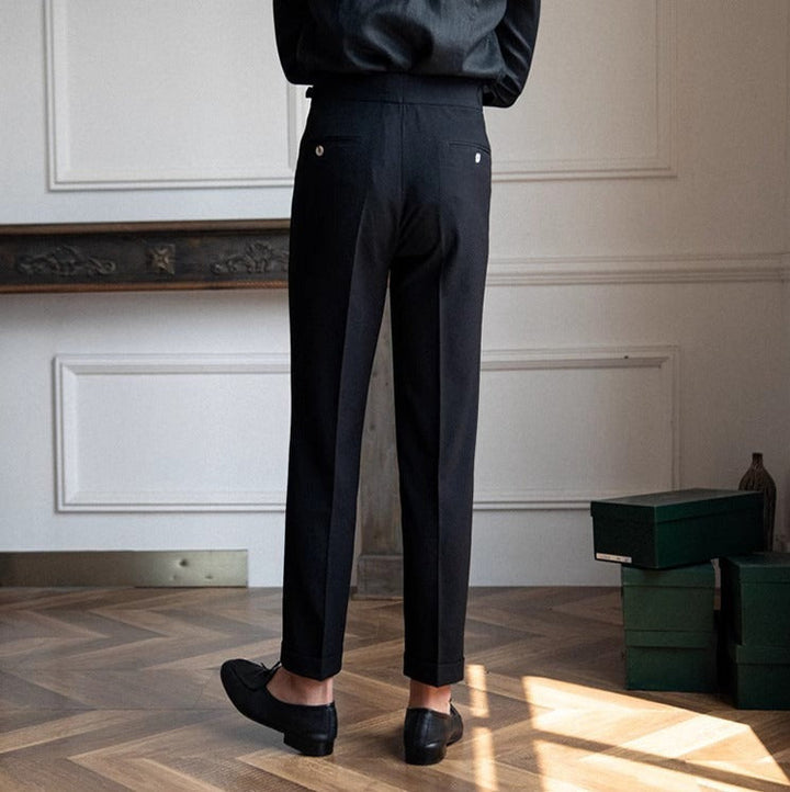 Nicolas Lightweight Seersucker Trousers