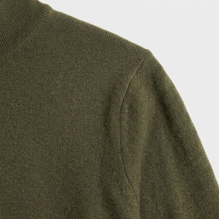Axel Premium Knit Mock Neck Sweater