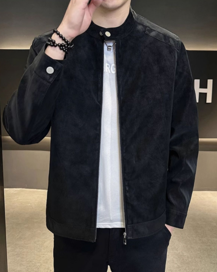 LAURENCE Sleek Zip-Front Jacket