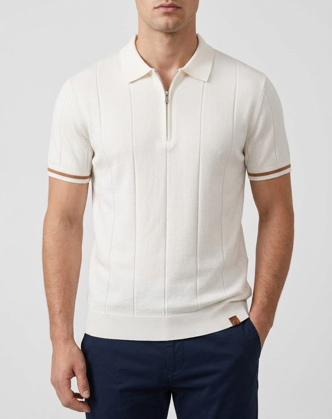 Quarter-Zip Polo Shirt