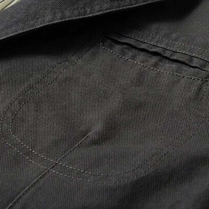 Relaxed Cotton Canvas Button-Front Jacket