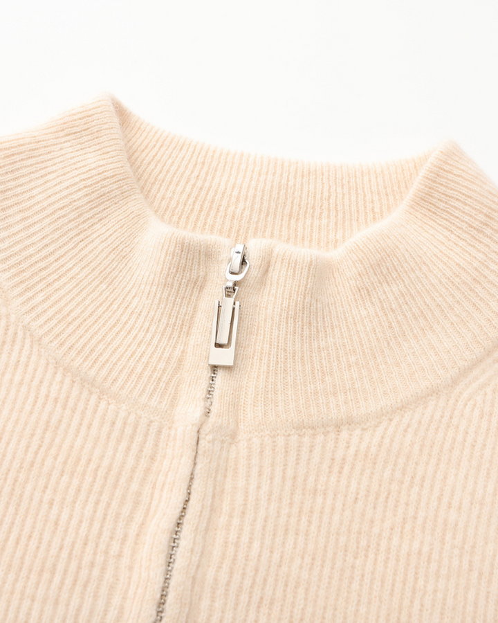 Bennett Premium Merino Wool Full-Zip Sweater