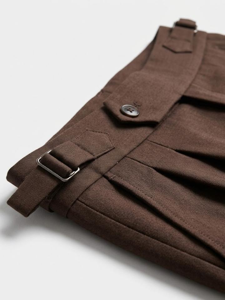 Classic Double Pleat Pants