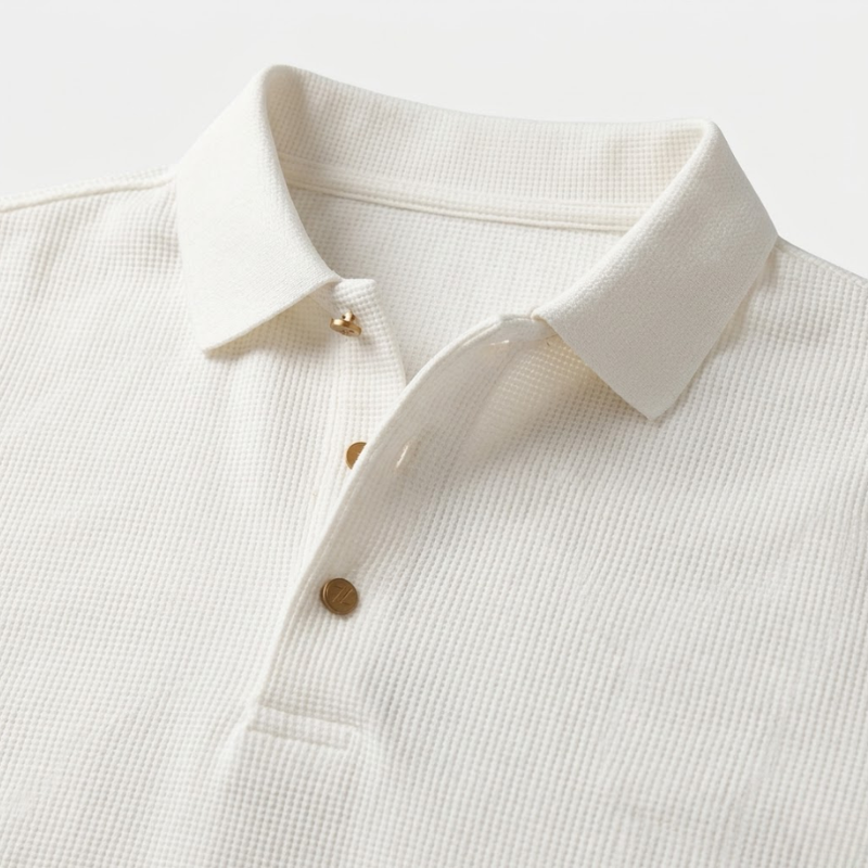 Avery Long-Sleeve Polo Shirt