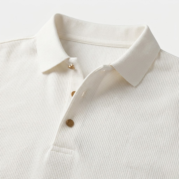Avery Long-Sleeve Polo Shirt
