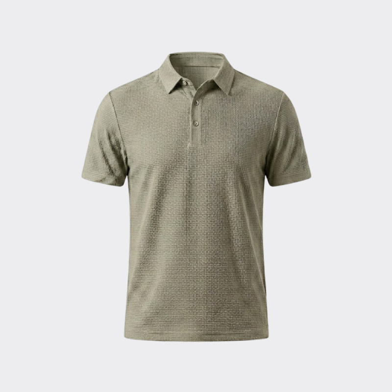 Marc Textured Knit Polo Shirt
