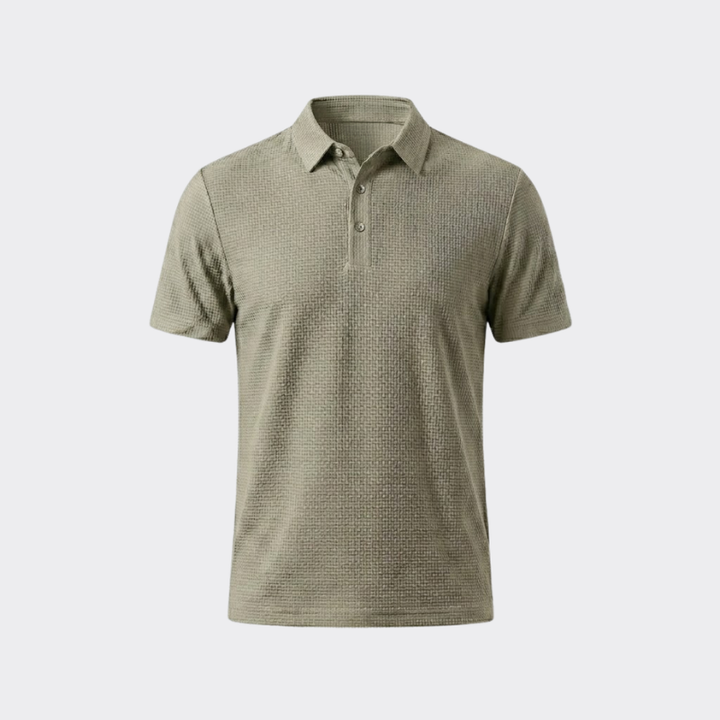 Marc Textured Knit Polo Shirt
