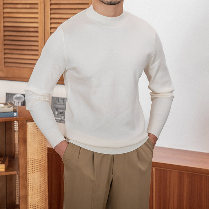 Axel Premium Knit Mock Neck Sweater