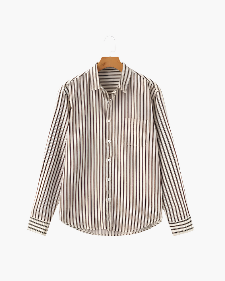 Vintage Striped Relaxed Fit Shirt