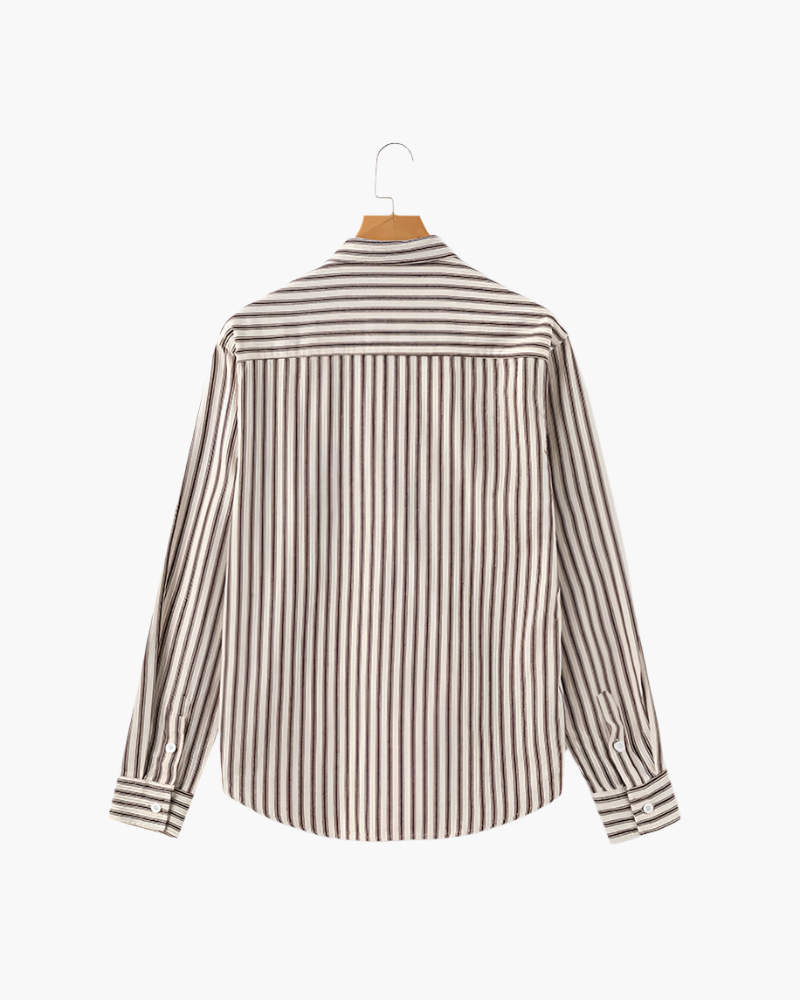 Vintage Striped Relaxed Fit Shirt