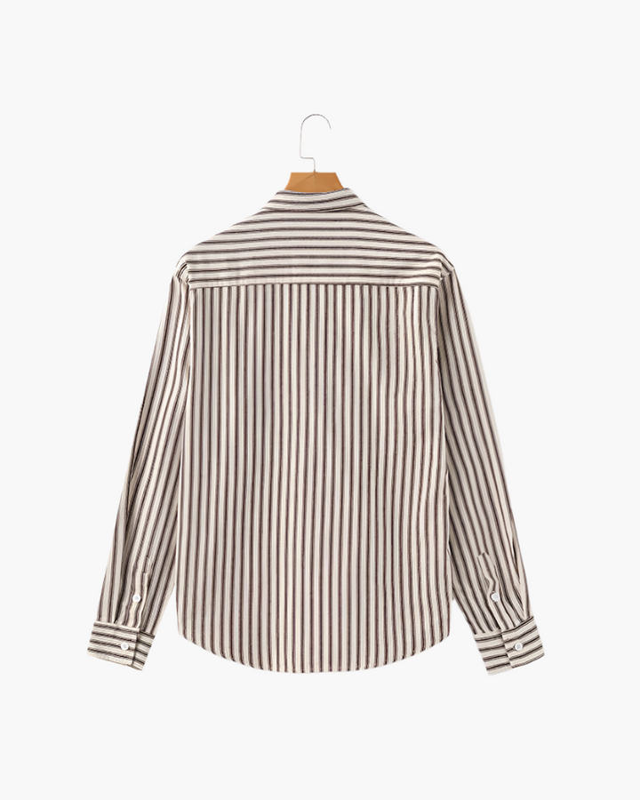 Vintage Striped Relaxed Fit Shirt