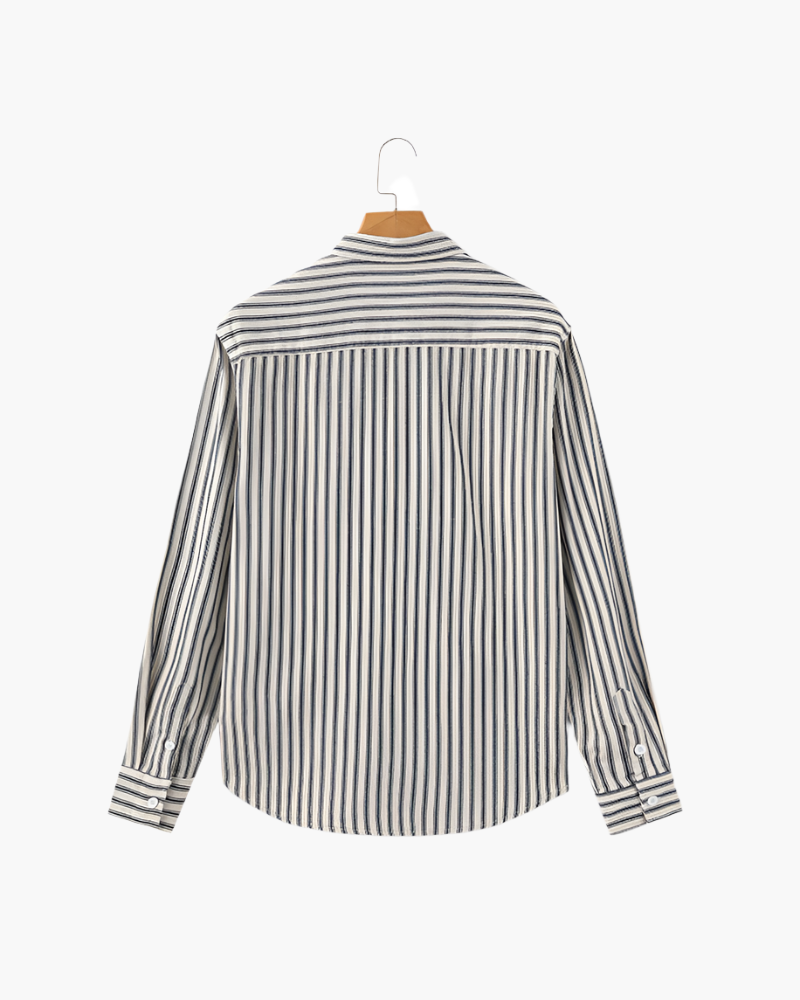 Vintage Striped Relaxed Fit Shirt