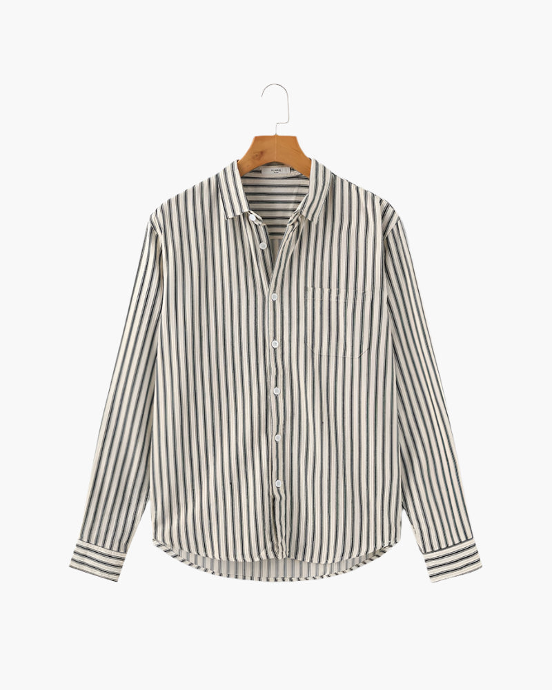 Vintage Striped Relaxed Fit Shirt
