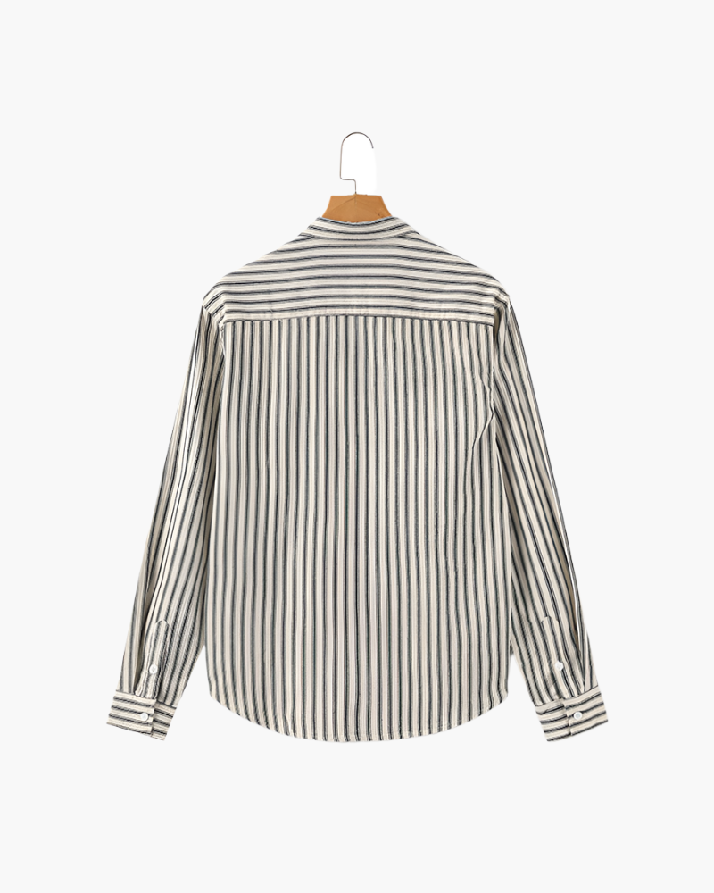 Vintage Striped Relaxed Fit Shirt