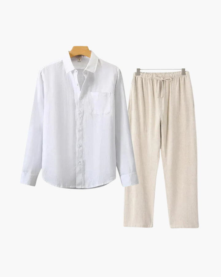 Linen Shirt & Pants Set