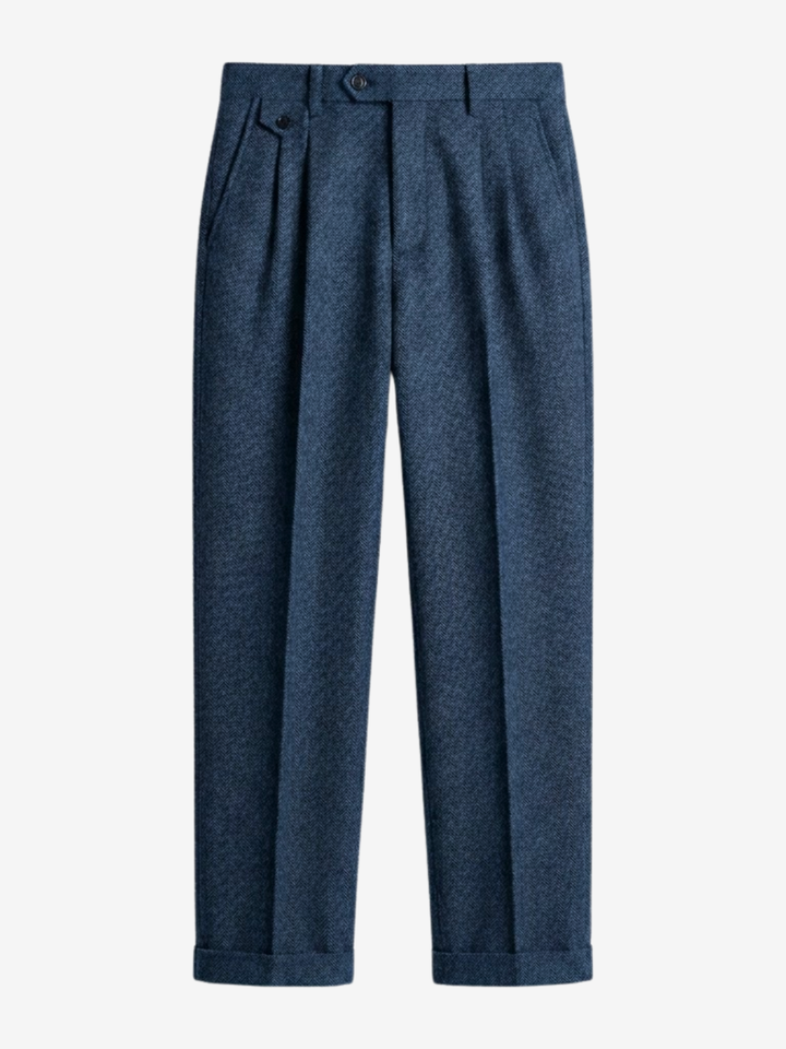 Pleated Wool Trousers