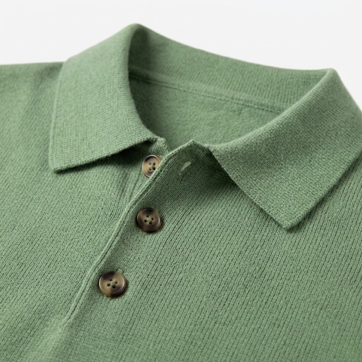 Henry Long-Sleeve Polo Shirt