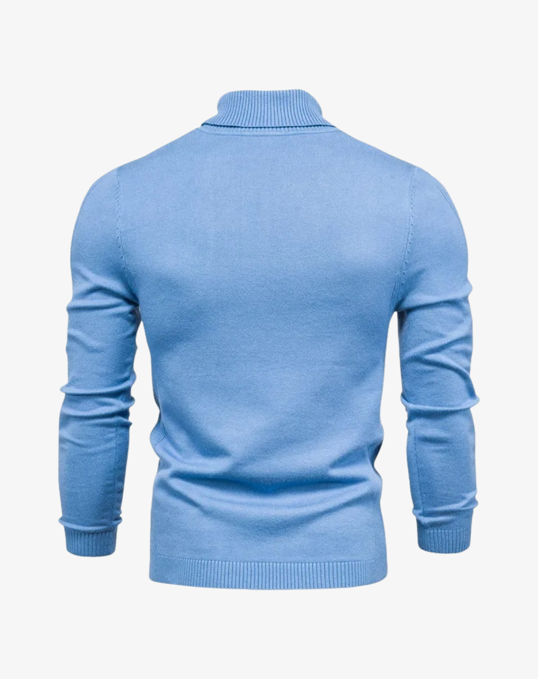 Slim Fit Turtleneck Knit Sweater