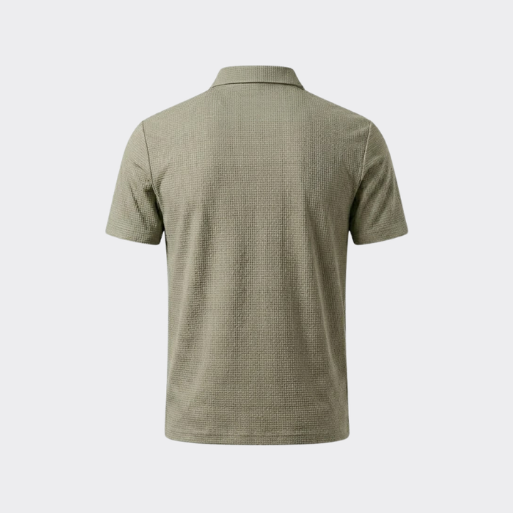Marc Textured Knit Polo Shirt