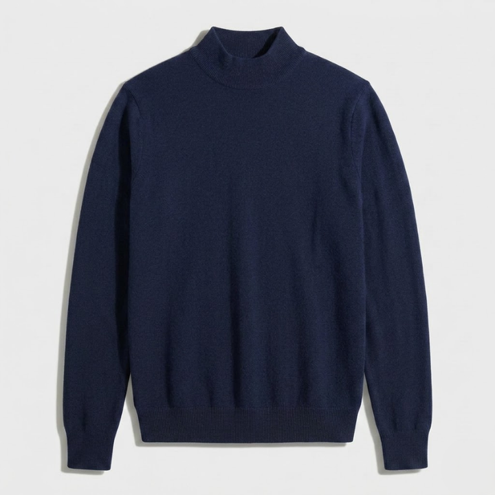 Axel Premium Knit Mock Neck Sweater