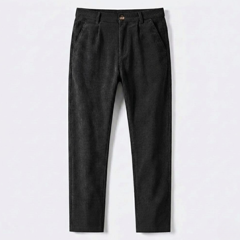 Pleated Corduroy Trousers