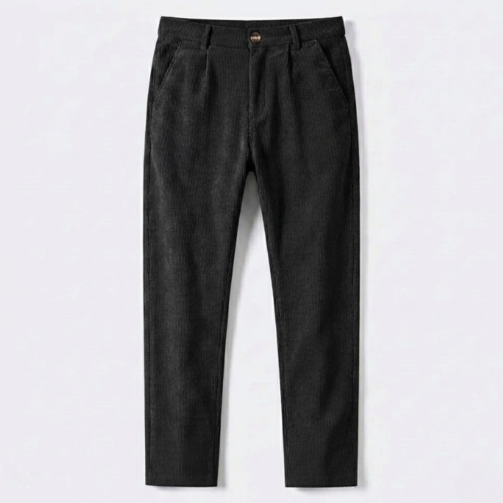 Pleated Corduroy Trousers