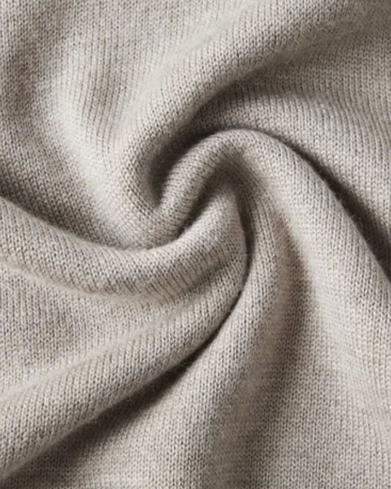 100% Wool Long Sleeve Polo Shirt
