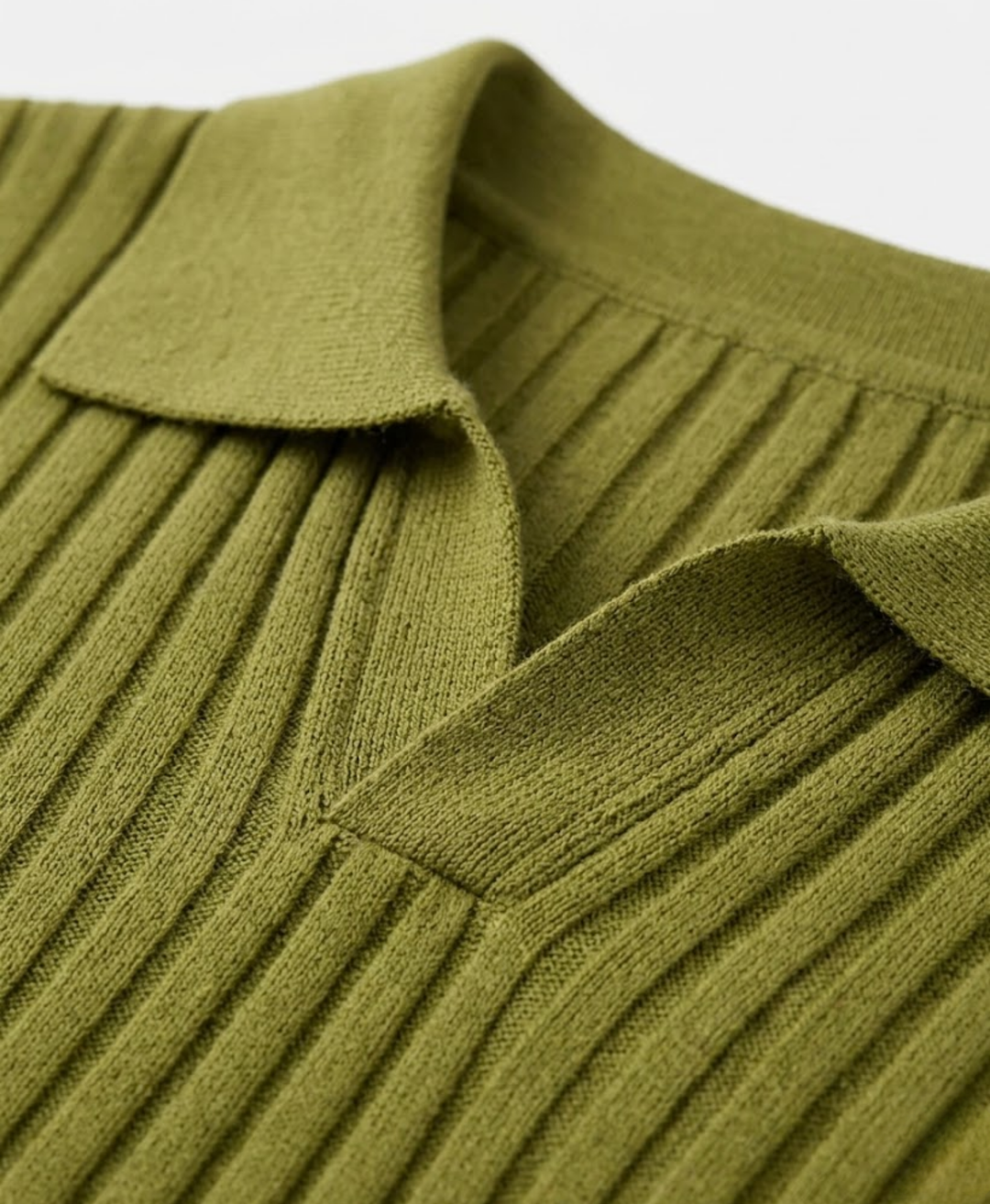 Classic Structured Knit Polo Shirt