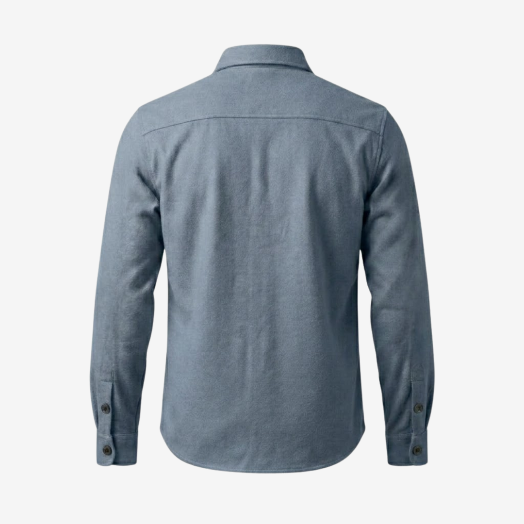 Classic Button-Up Overshirt with Chest Pockets