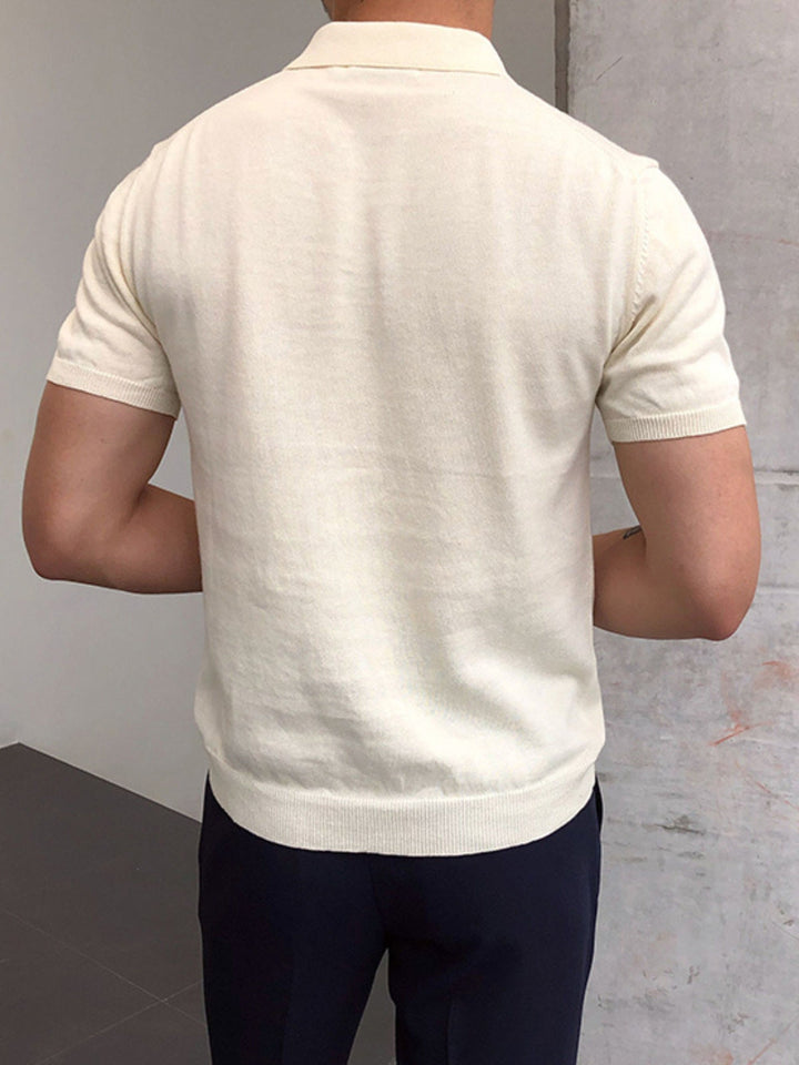 Lightweight Knit Polo Shirt