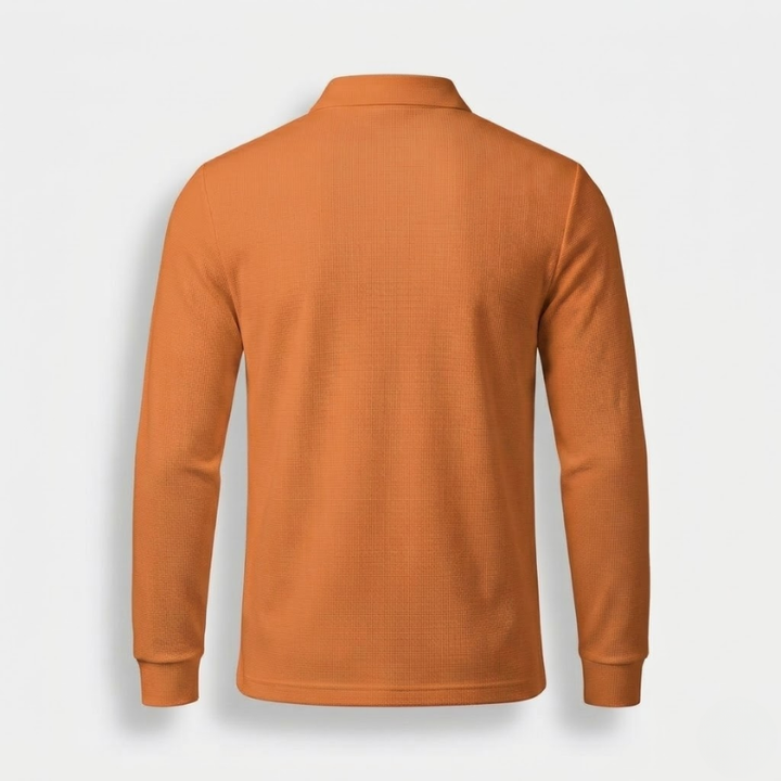 Avery Long-Sleeve Polo Shirt