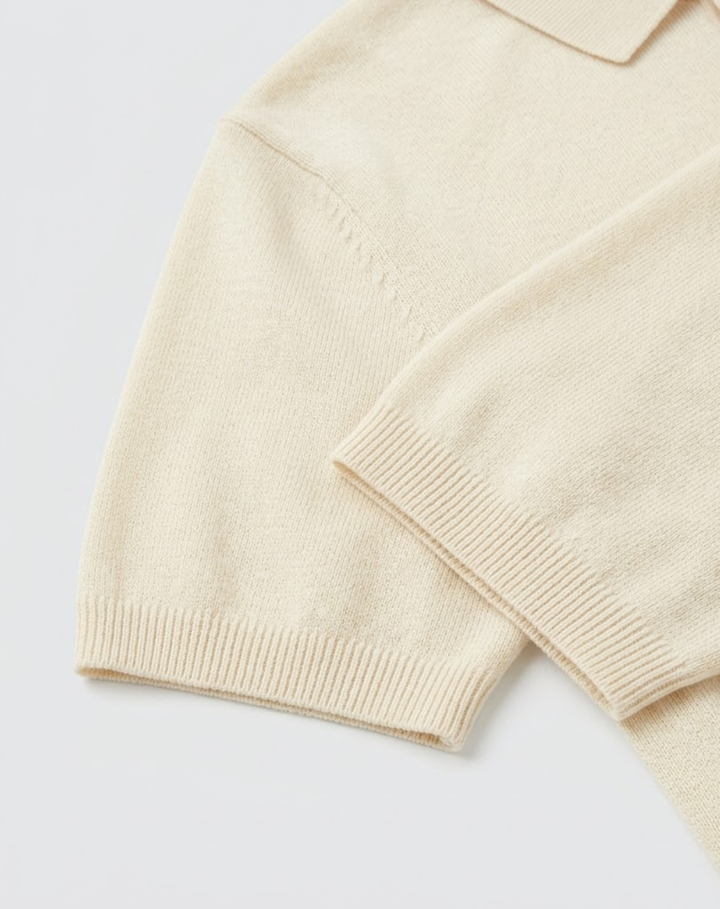 Lightweight Knit Polo Shirt