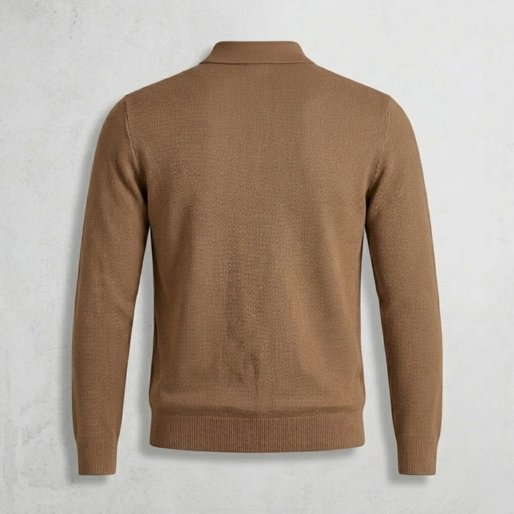 Federico Textured Knit Polo Shirt