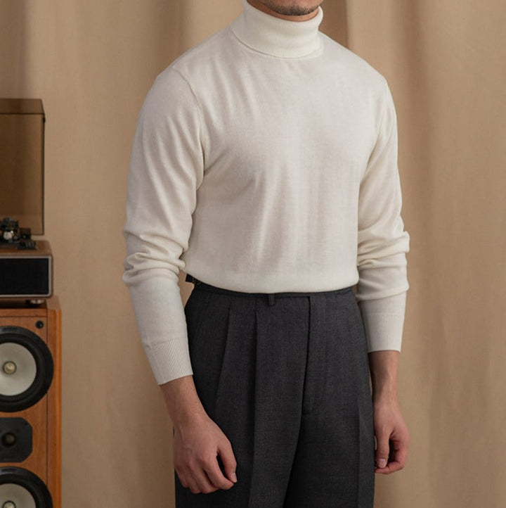 Jude Premium Wool Turtleneck Sweater