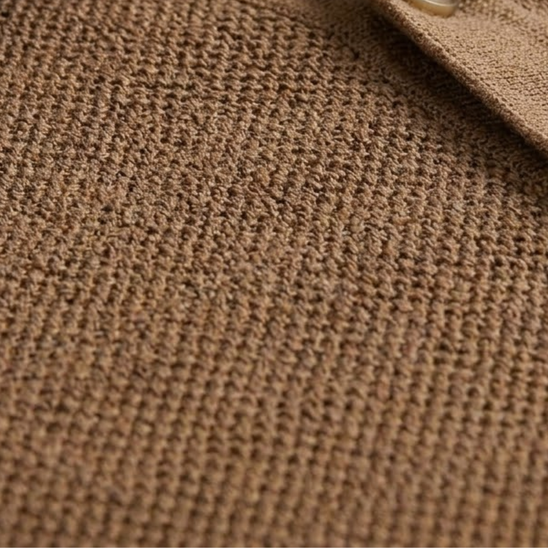 Federico Textured Knit Polo Shirt