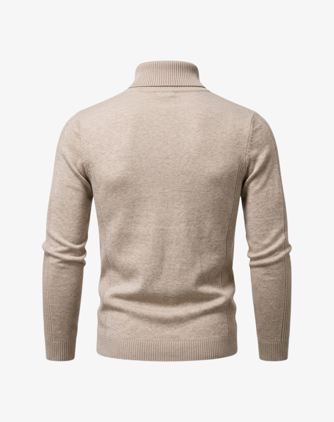 Slim Fit Turtleneck Knit Sweater