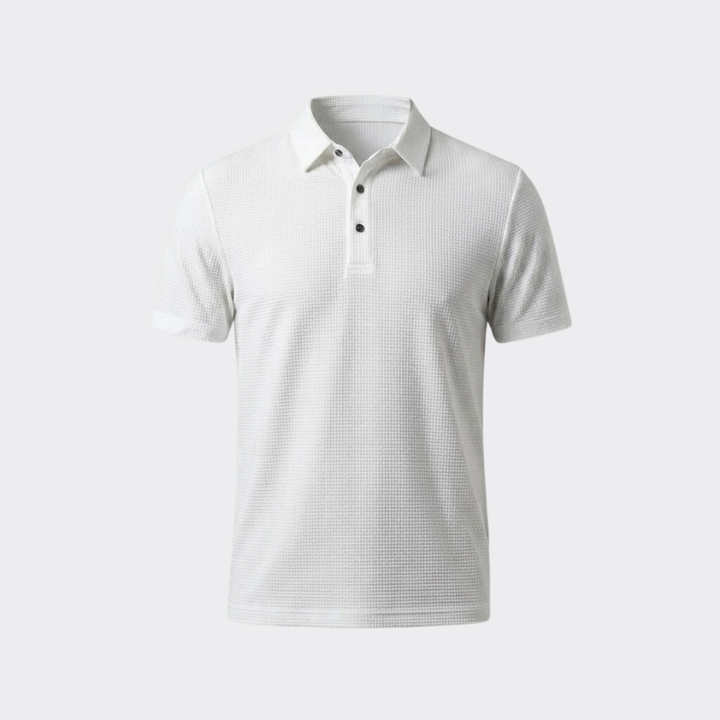 Marc Textured Knit Polo Shirt